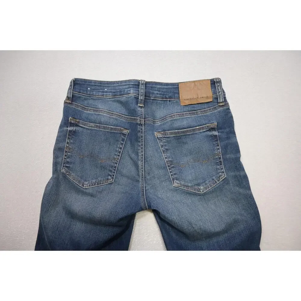 American‎ Eagle Skinny Next Level AirFlex Stretch Blue Denim Jeans Mens 30 x 32